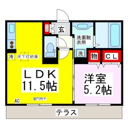 サンハイム合志の物件間取画像